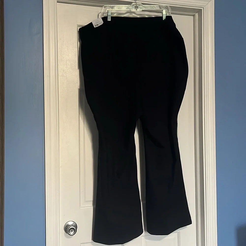 NWT Lane Bryant women’s plus size 28S Pull-On Ponte Boot Pant in black
